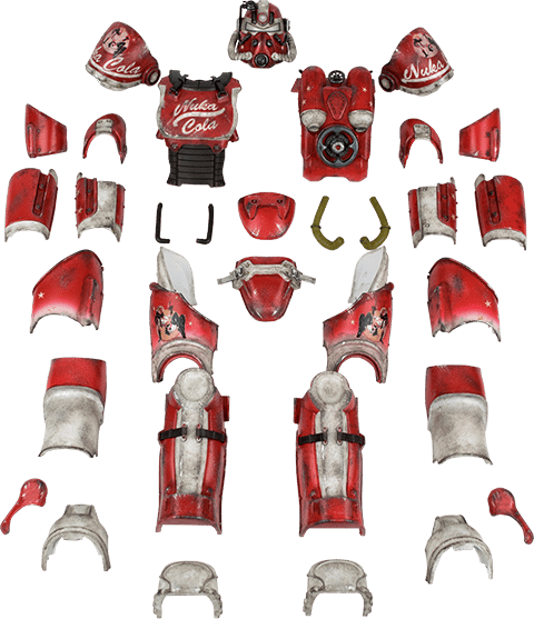 Fallout 4 T-51 Power Armor - Nuka Cola Armor Pack Sixth Scale Figure  (Prototype Shown) View 15