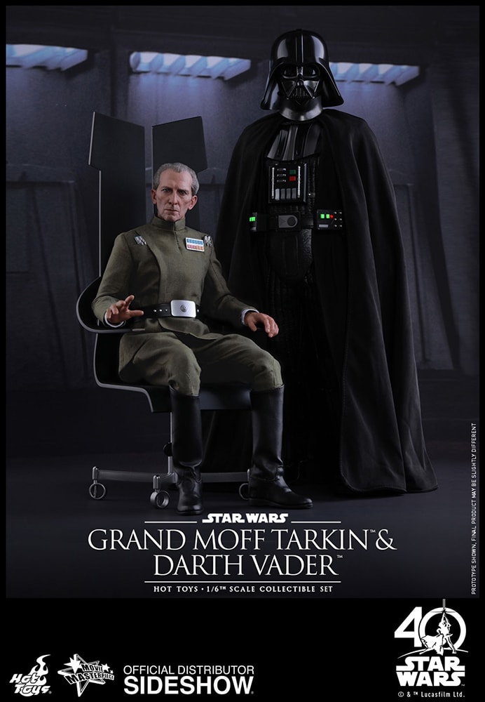 Grand Moff Tarkin and Darth Vader (Prototype Shown) View 1