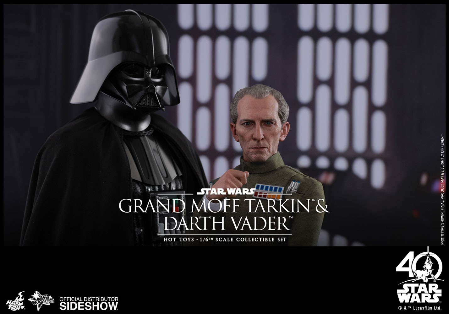 Grand Moff Tarkin and Darth Vader (Prototype Shown) View 8