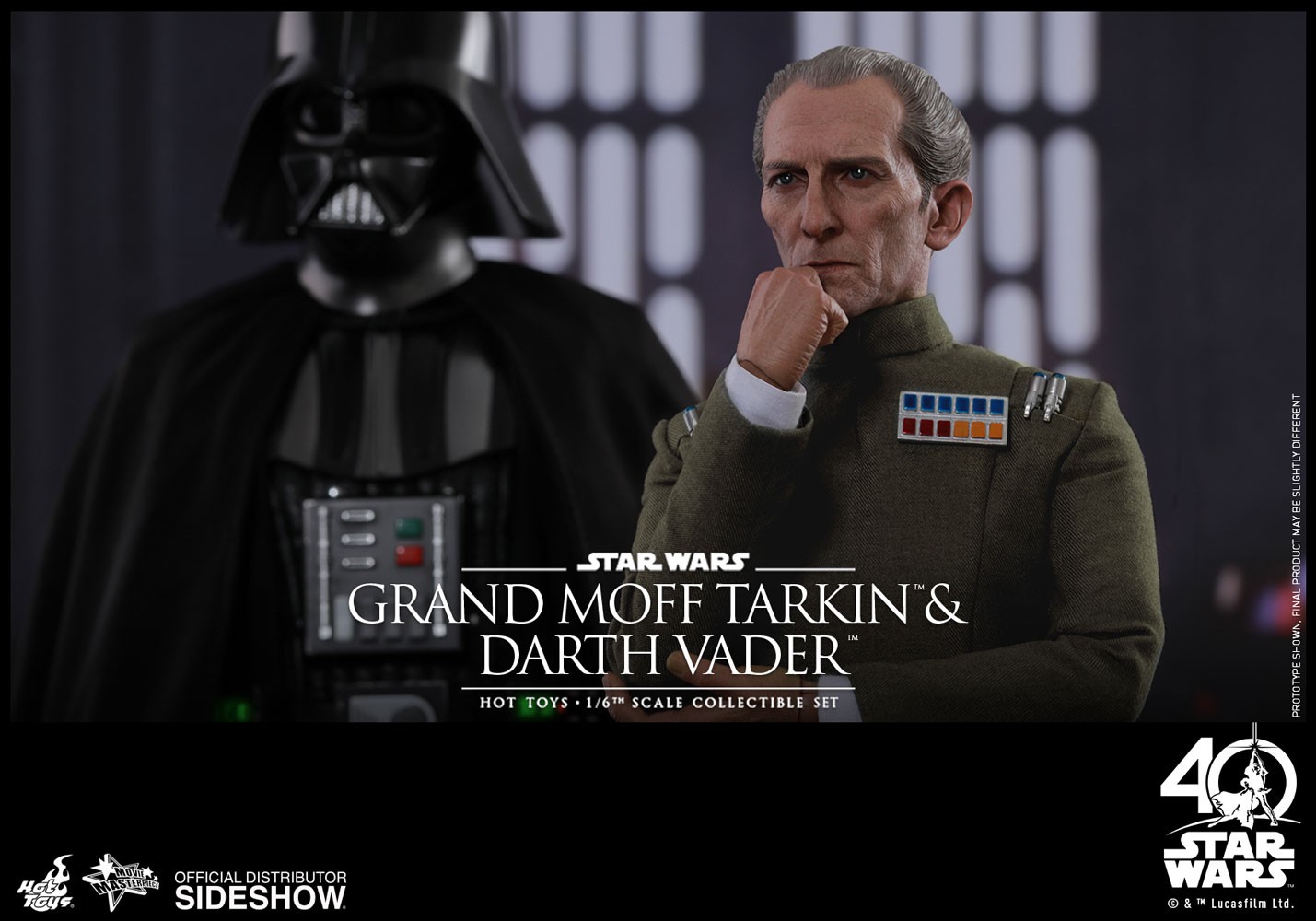 Grand Moff Tarkin and Darth Vader (Prototype Shown) View 10
