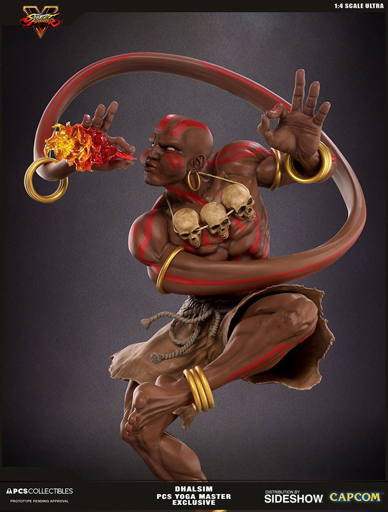 Street Fighter Dhalsim Yoga Master Statues  Exclusive Edition View 6