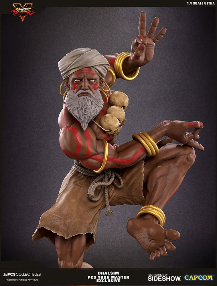 Street Fighter Dhalsim Yoga Master Statues  Exclusive Edition View 8