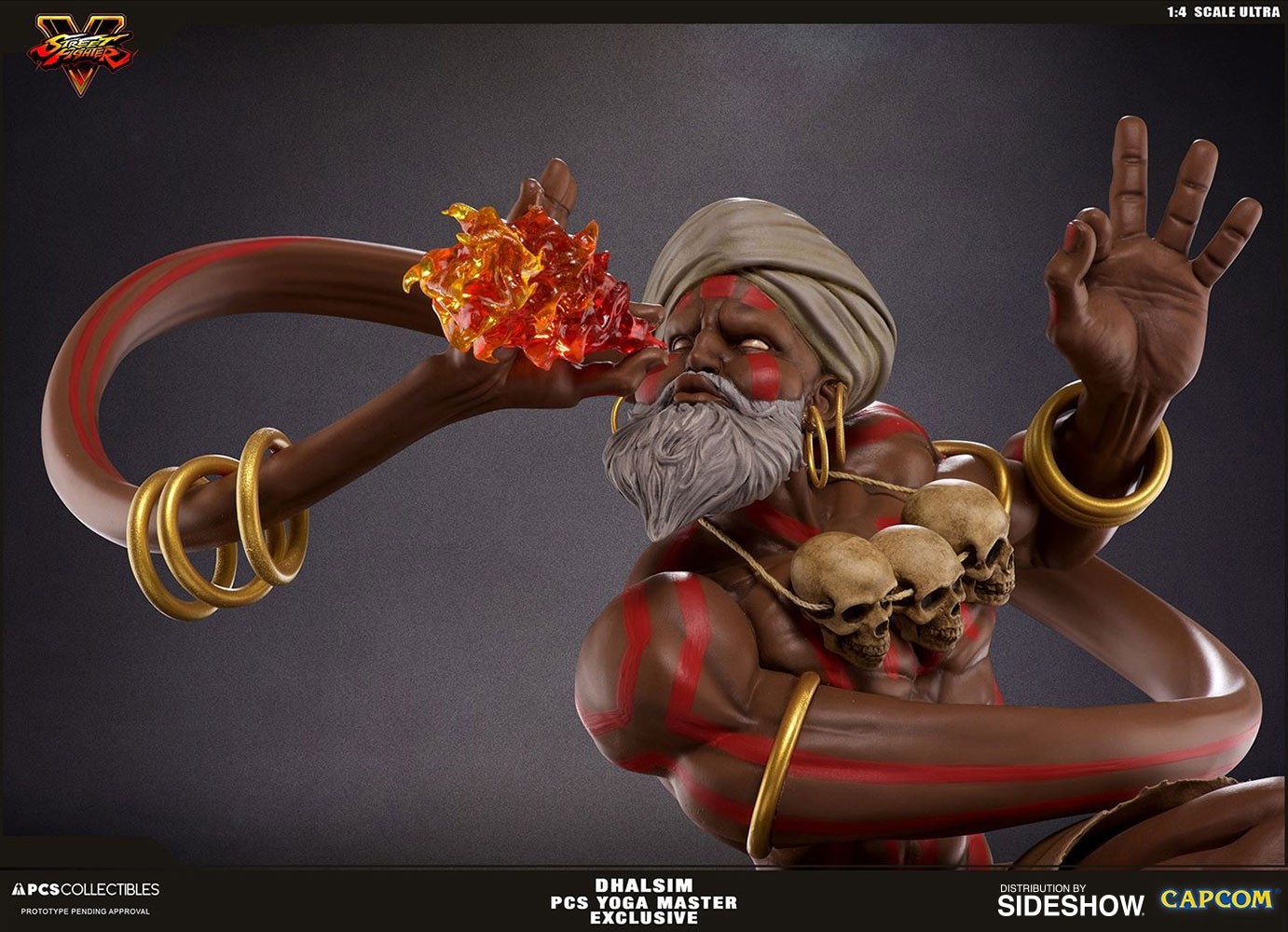 Street Fighter Dhalsim Yoga Master Statues  Exclusive Edition View 19