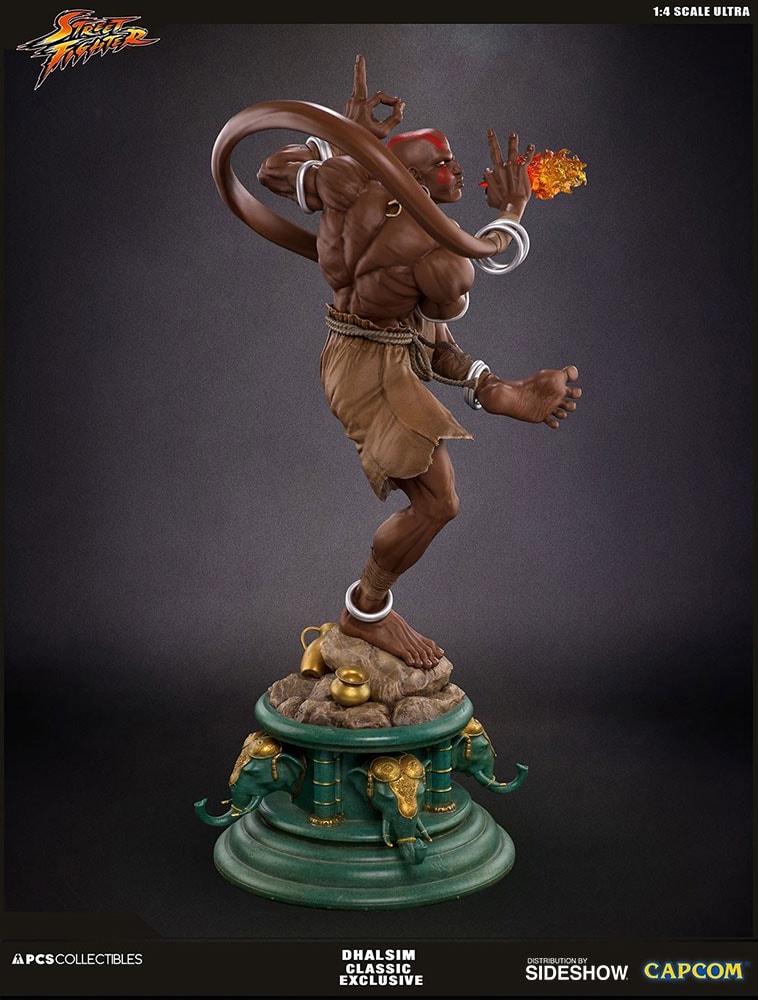 Street Fighter Dhalsim Classic Statues  Exclusive Edition View 6