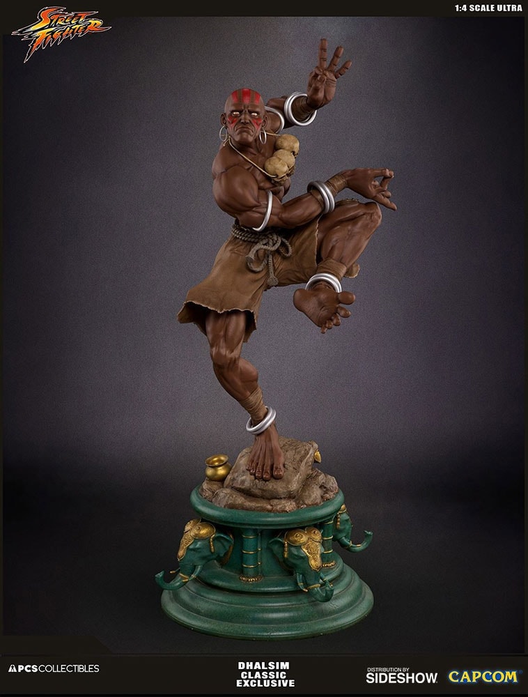 Street Fighter Dhalsim Classic Statues  Exclusive Edition View 7