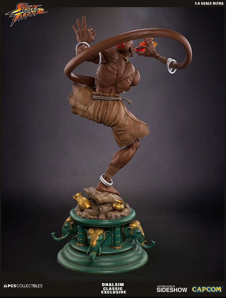 Street Fighter Dhalsim Classic Statues  Exclusive Edition View 12