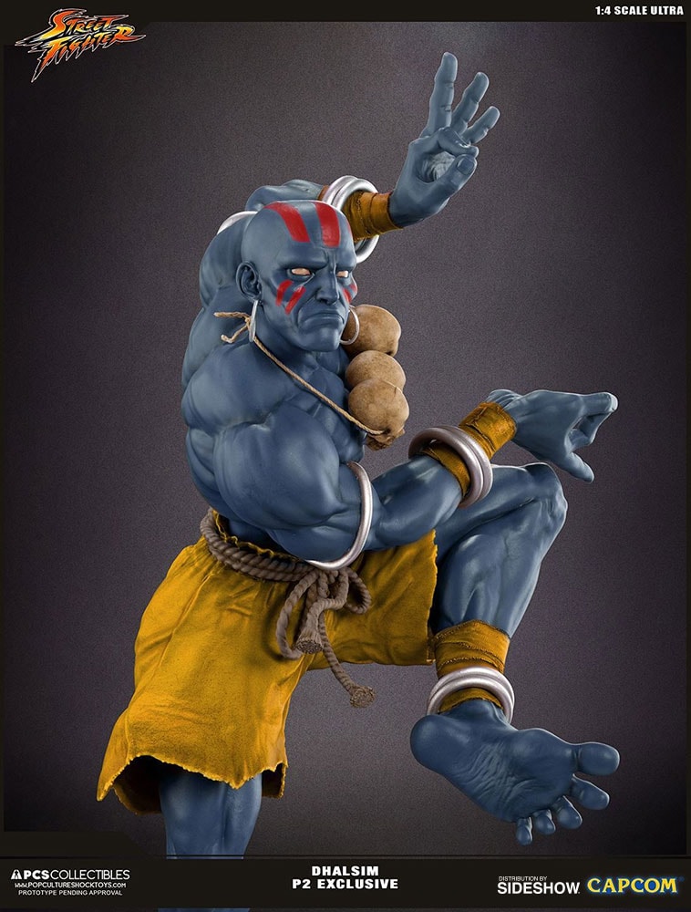 Street Fighter Dhalism Player 2 Statues  View 2
