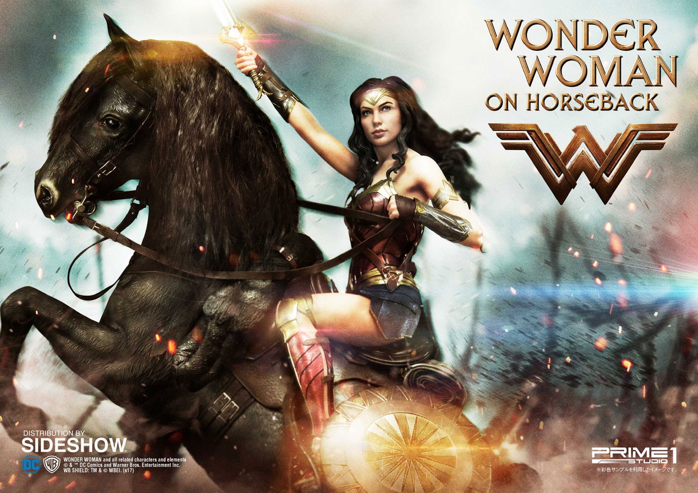 Wonder Woman  on Horseback- Prototype Shown
