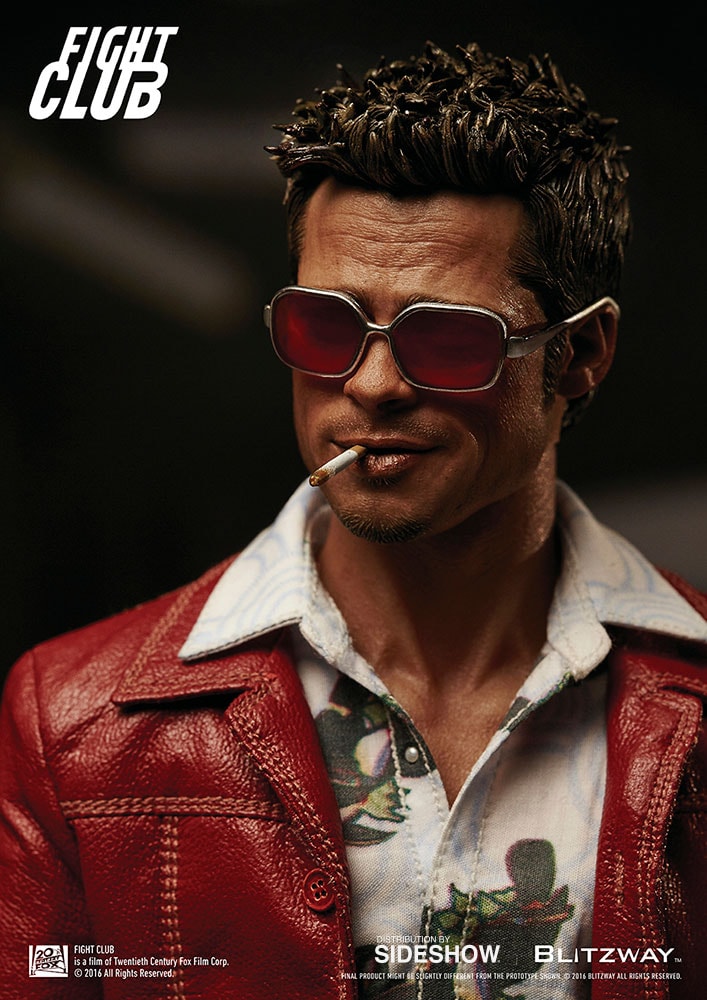 Fight Club Tyler Durden Red Jacket Version Sixth Scale Figur