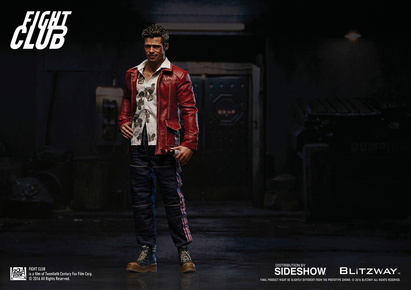Fight Club Tyler Durden Red Jacket Version Sixth Scale Figure  (Prototype Shown) View 10