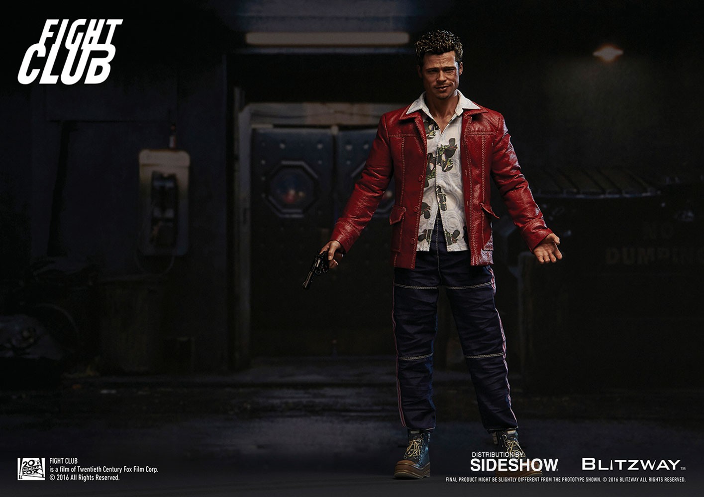 Fight Club Tyler Durden Red Jacket Version Sixth Scale Figure  (Prototype Shown) View 12