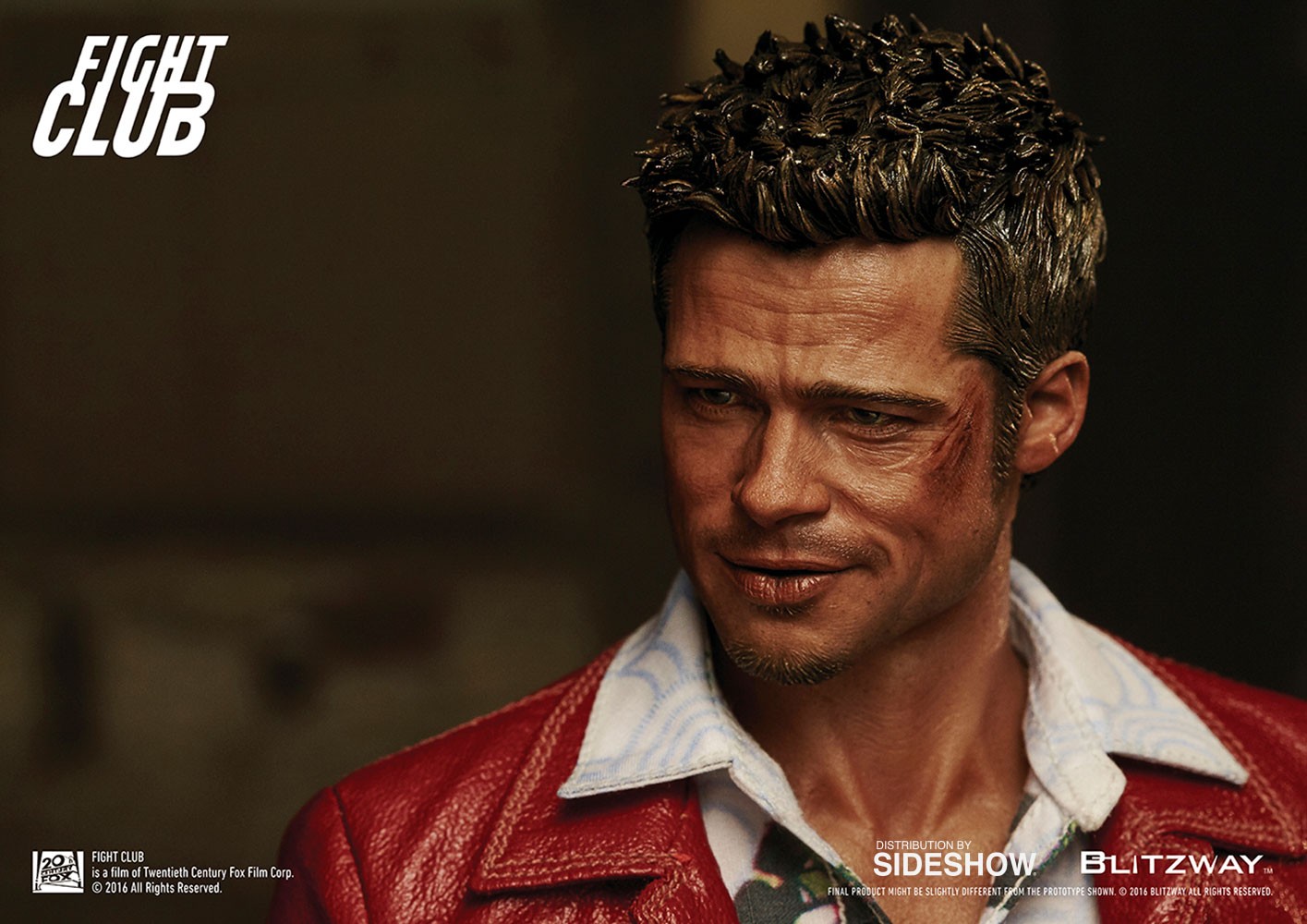 Fight Club Tyler Durden Red Jacket Version Sixth Scale Figur