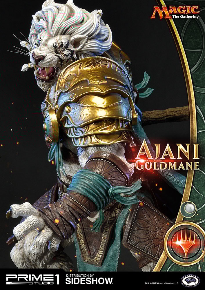 黄金のたてがみのアジャニフィギュアPolystone figure Ajani