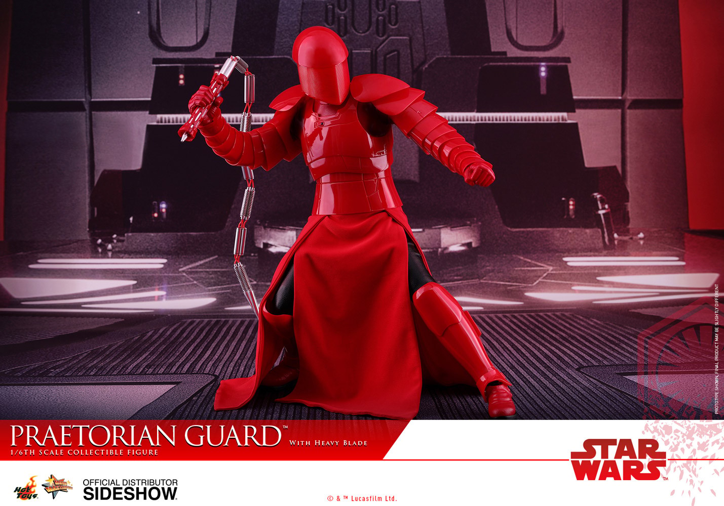 Star Wars Praetorian Guard with Heavy Blade Sixth Scale Figure  (Prototype Shown) View 13