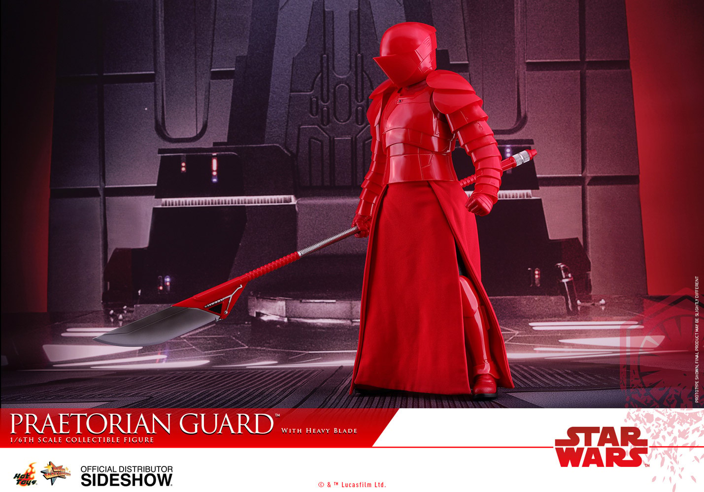 Star Wars Praetorian Guard with Heavy Blade Sixth Scale Figure  (Prototype Shown) View 15