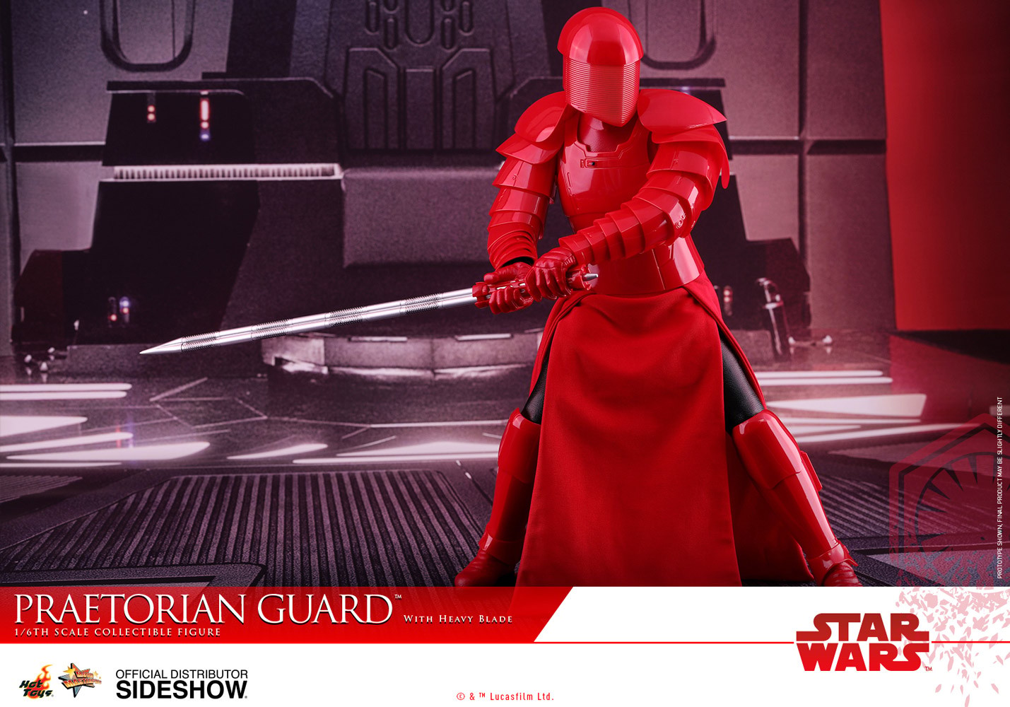 Star Wars Praetorian Guard with Heavy Blade Sixth Scale Figure  (Prototype Shown) View 16