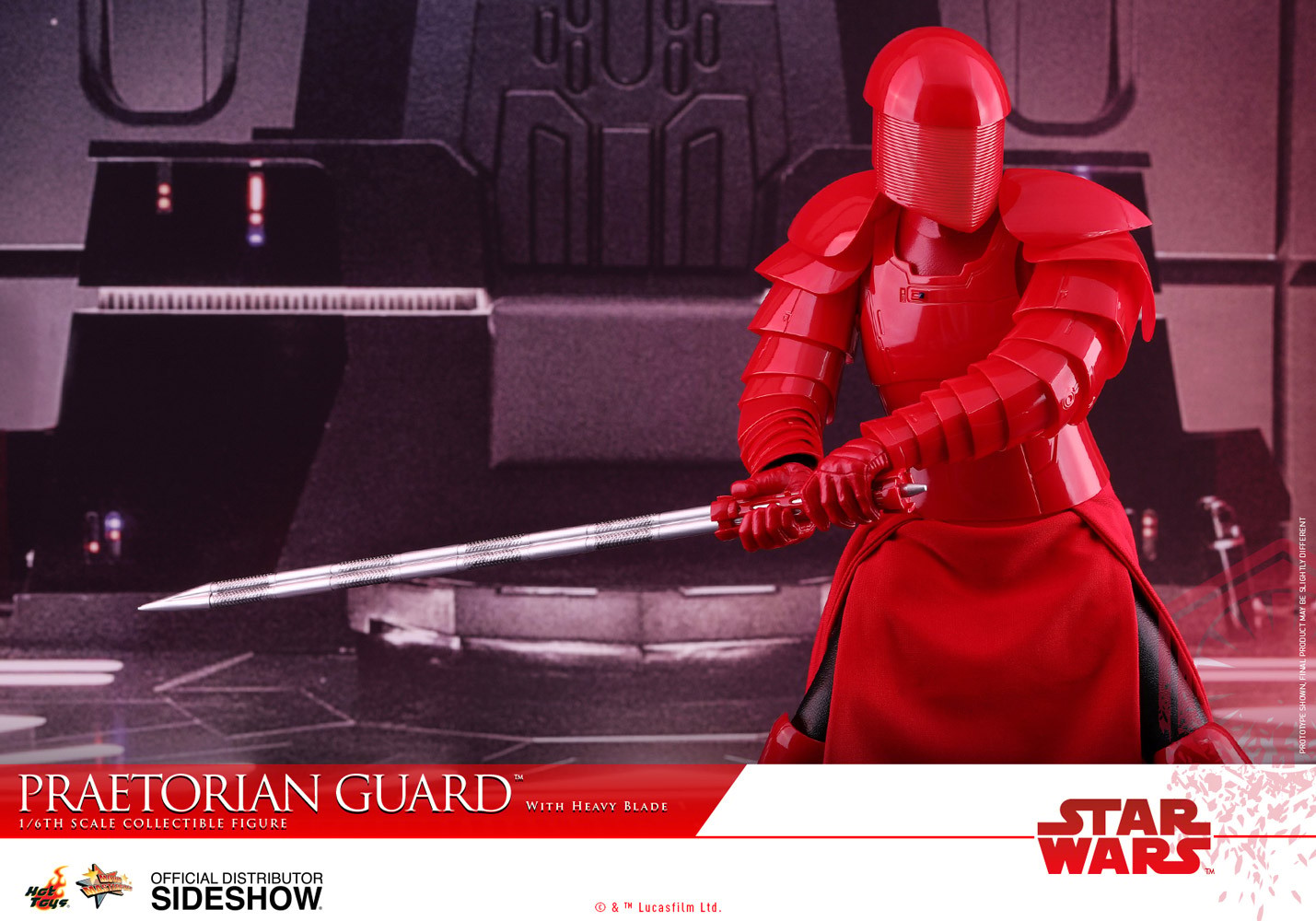 Star Wars Praetorian Guard with Heavy Blade Sixth Scale Figure  (Prototype Shown) View 17