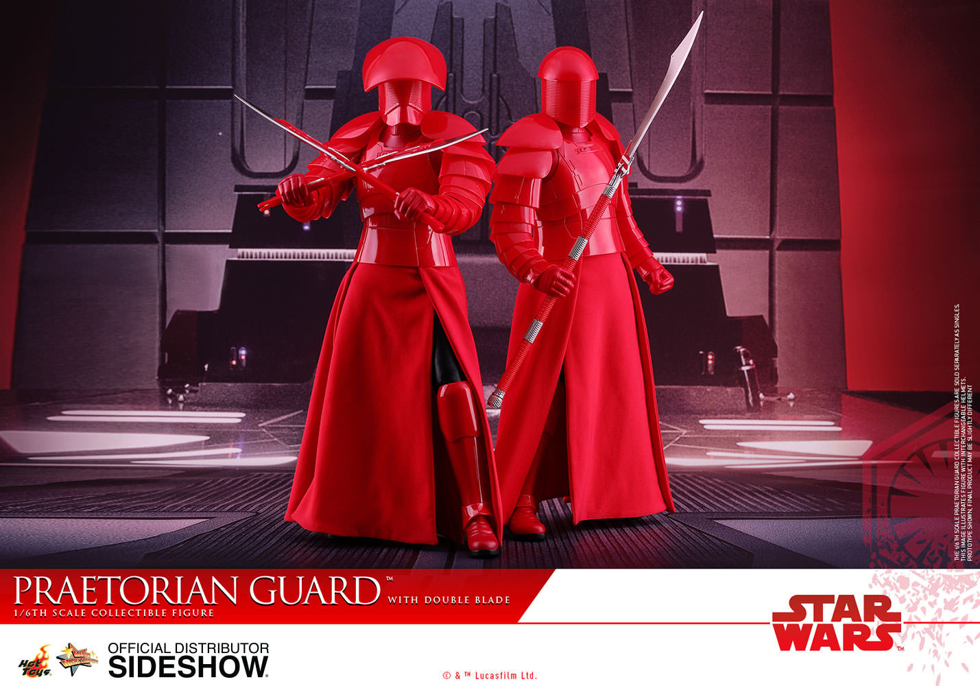 Star Wars Praetorian Guard with Double Blade Sixth Scale Figure  (Prototype Shown) View 9