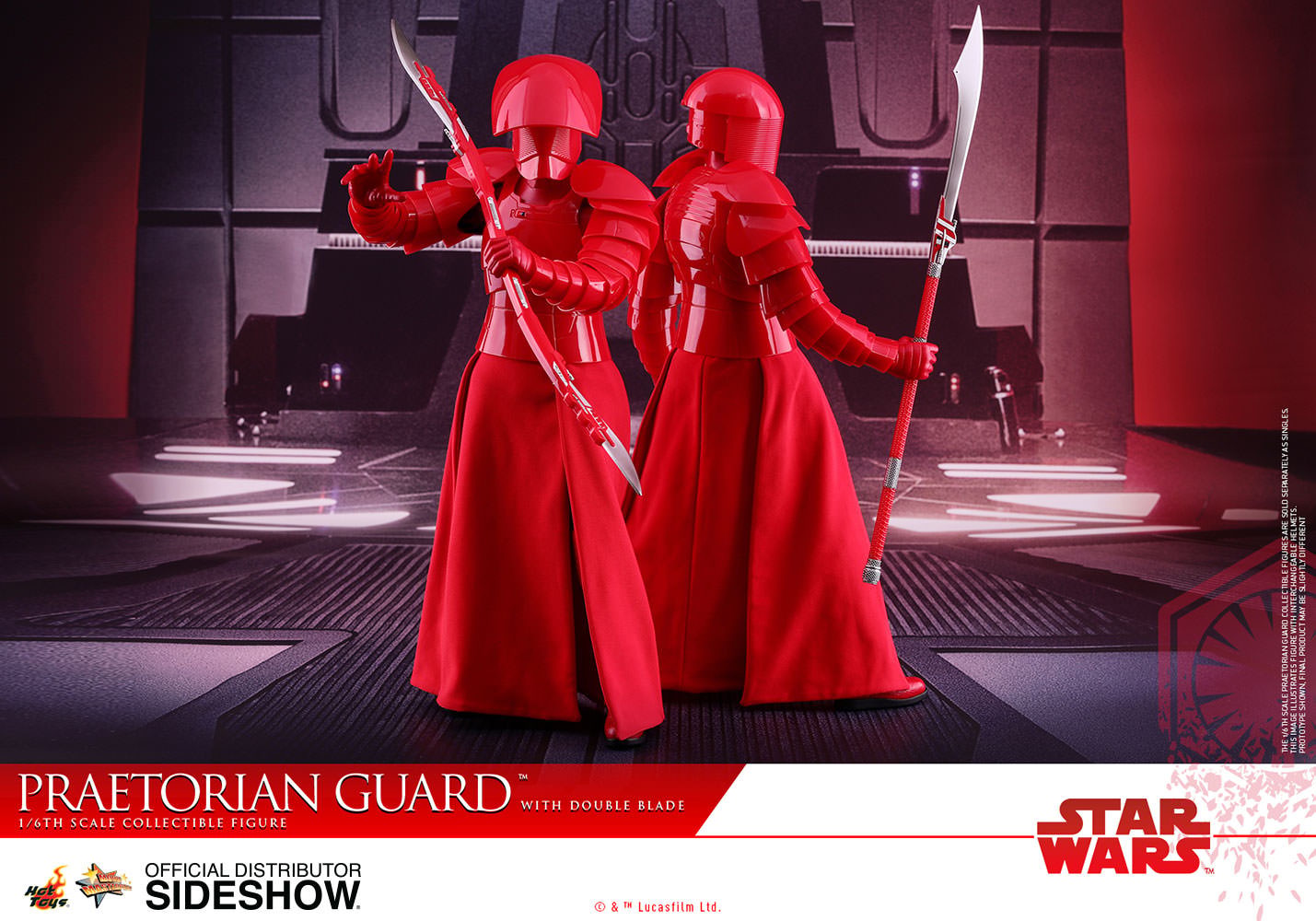 Star Wars Praetorian Guard with Double Blade Sixth Scale Figure  (Prototype Shown) View 11