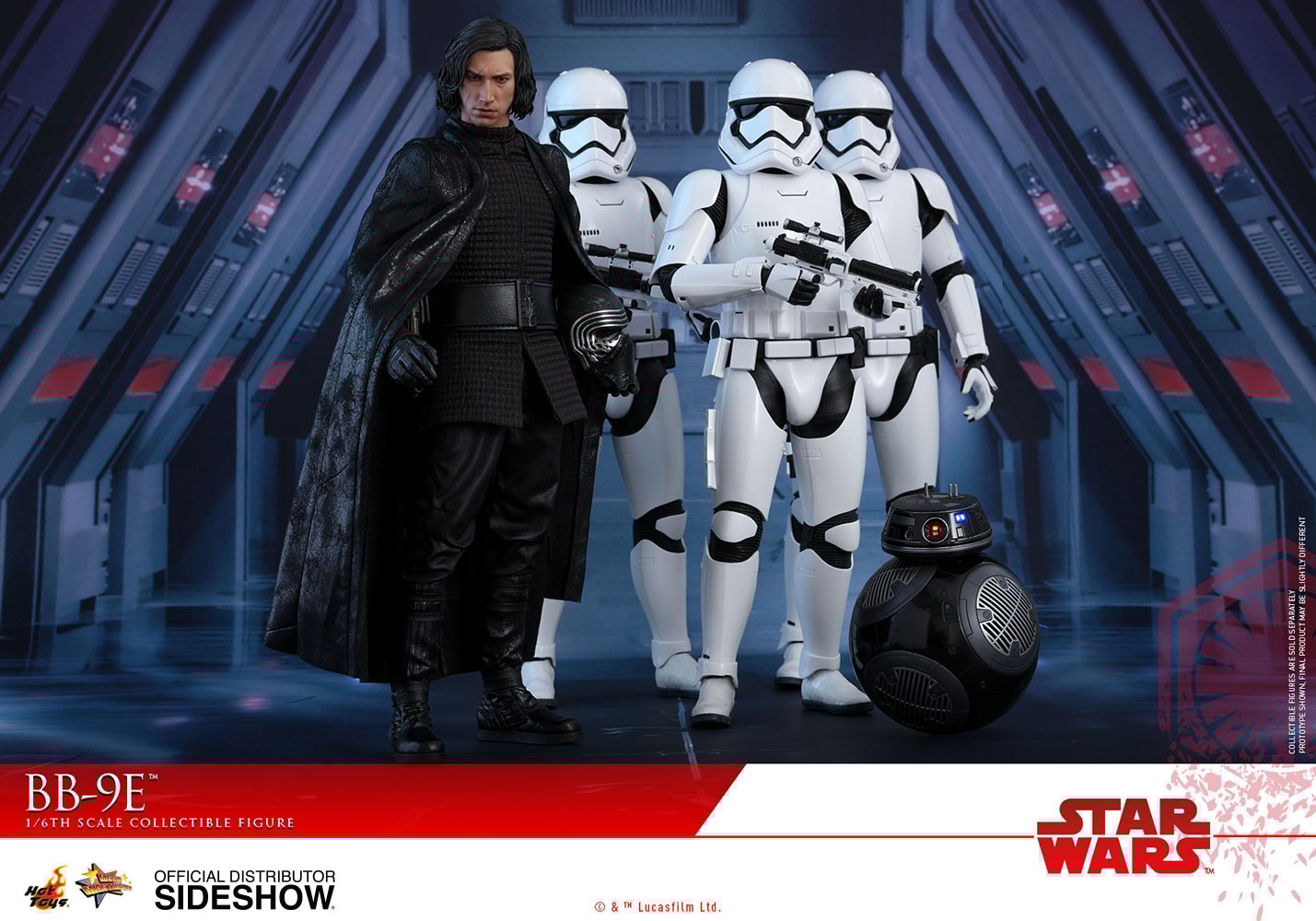 ホットトイズ MMS441 スター・ウォーズ最後のジェダイＢＢ-９Ｅ bb-9E Star Wars BB-9E Sixth Scale Figure by Hot Toys | Sideshow