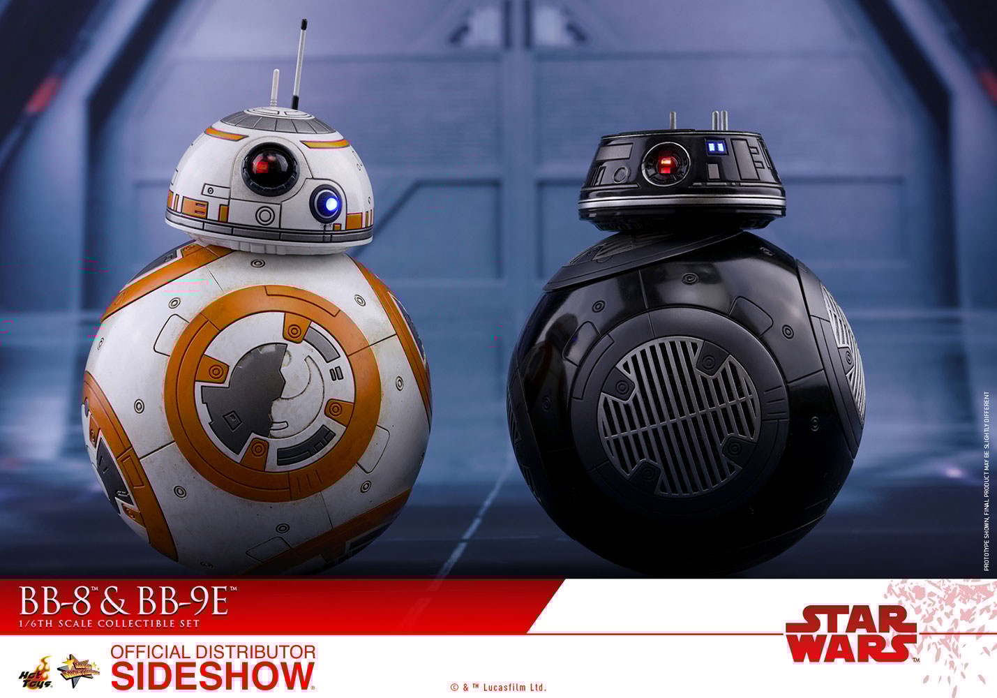 BB-8 and BB-9E- Prototype Shown