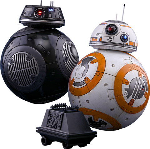 Star Wars BB 8 and BB 9E Sixth Scale Figure Set by Hot Toys