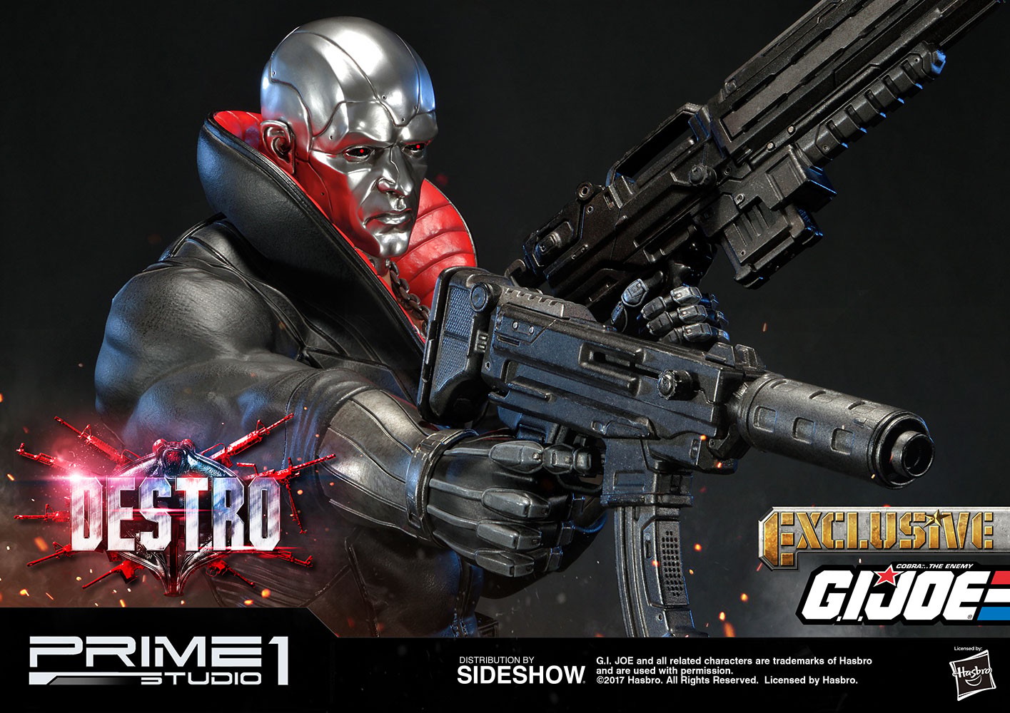 G.I. Joe Destro Statues  Exclusive Edition (Prototype Shown) View 4