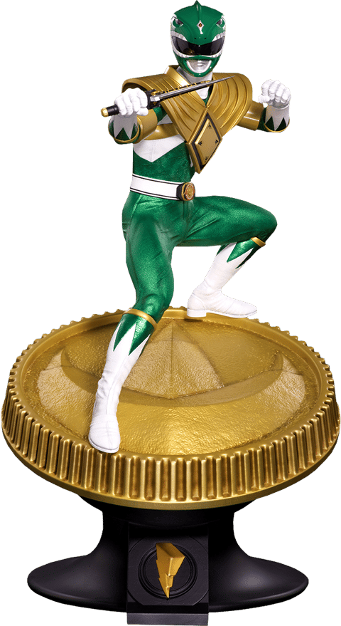 Mighty Morphin Power Rangers Green Ranger Statues  (Prototype Shown) View 21