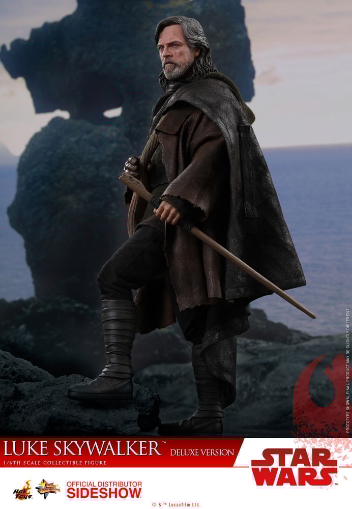 本物の Star Wars Luke Skywalker Deluxe Version Sixth Scale Figure b アメコミ