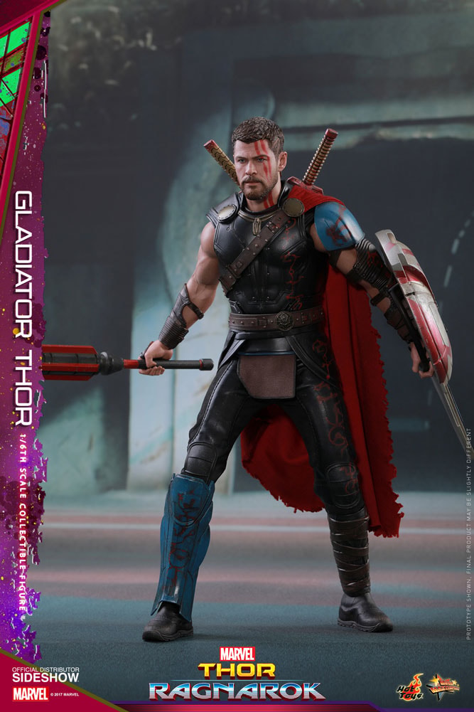 Marvel Gladiator Thor Sixth Scale Figure  (Prototype Shown) View 2