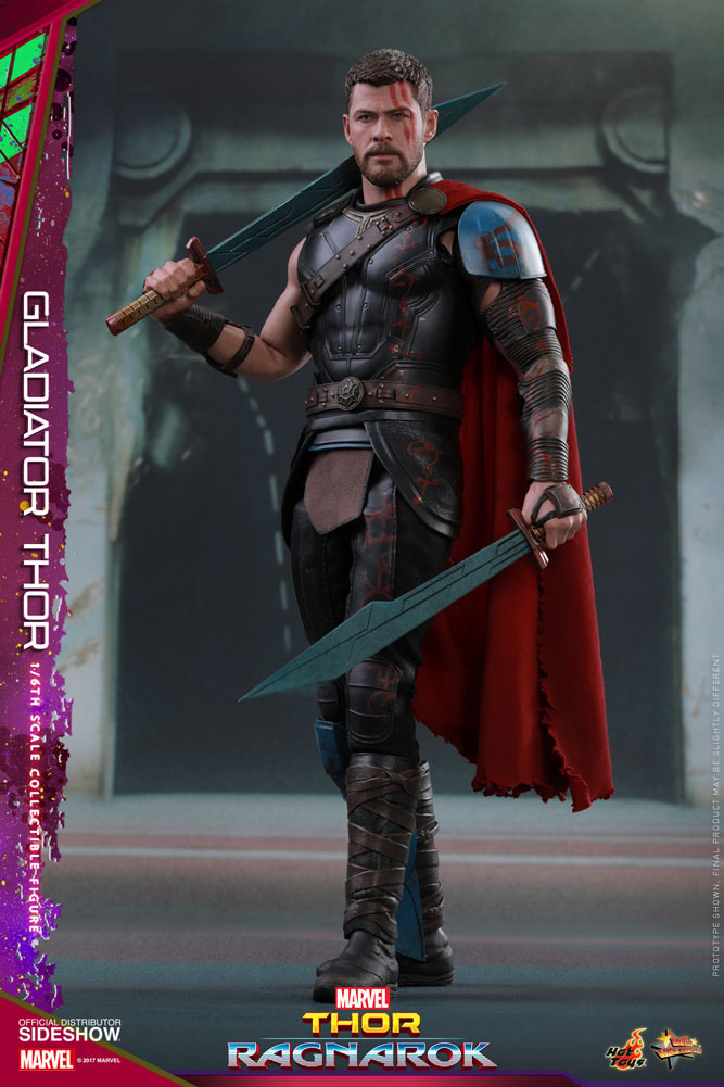 Marvel Gladiator Thor Sixth Scale Figure  (Prototype Shown) View 7