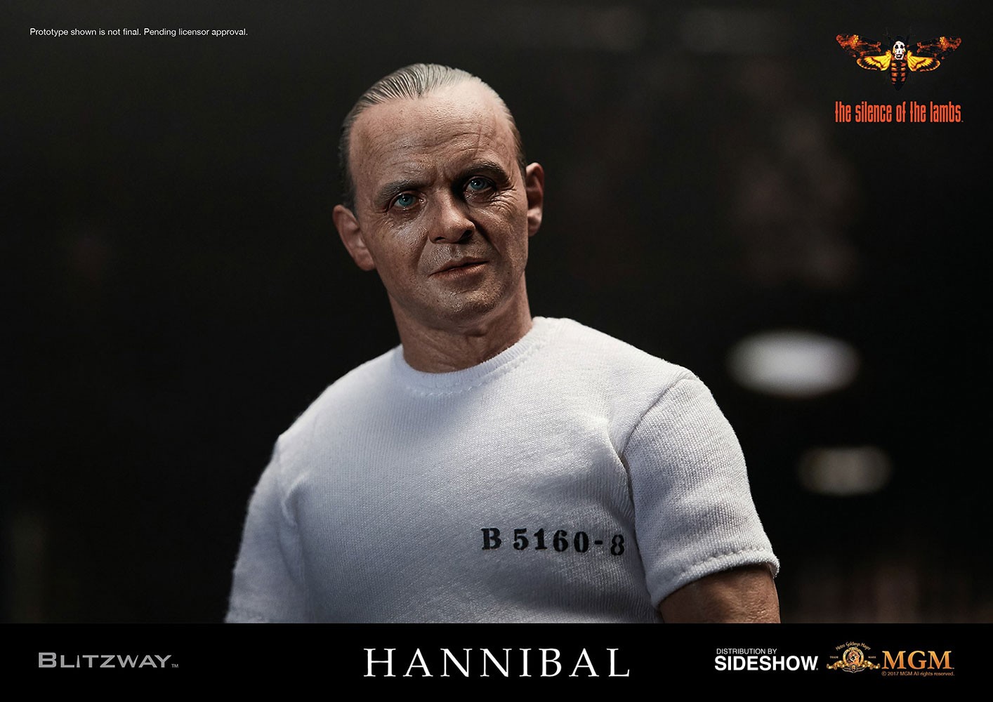 The Silence of the Lambs Hannibal Lecter White Prison Uniform Version Sixth Scale Figure  (Prototype Shown) View 2