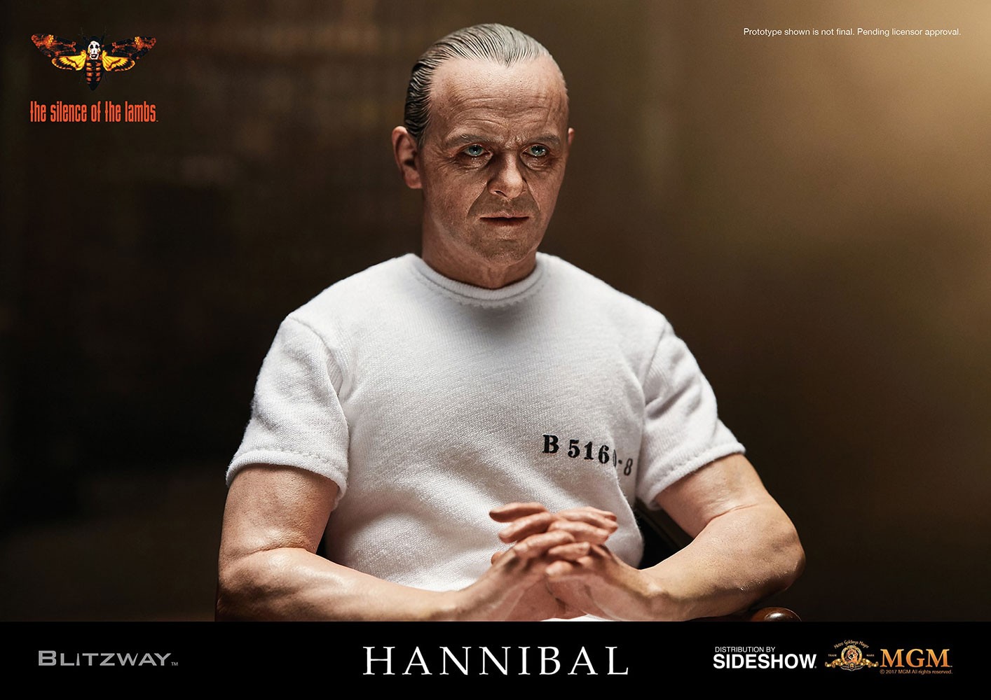 The Silence of the Lambs Hannibal Lecter White Prison Unifor
