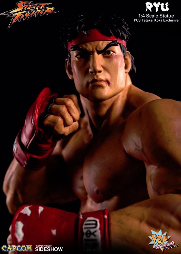 Street Fighter Ryu Tatakai Koka Statue by Pop Culture Shock