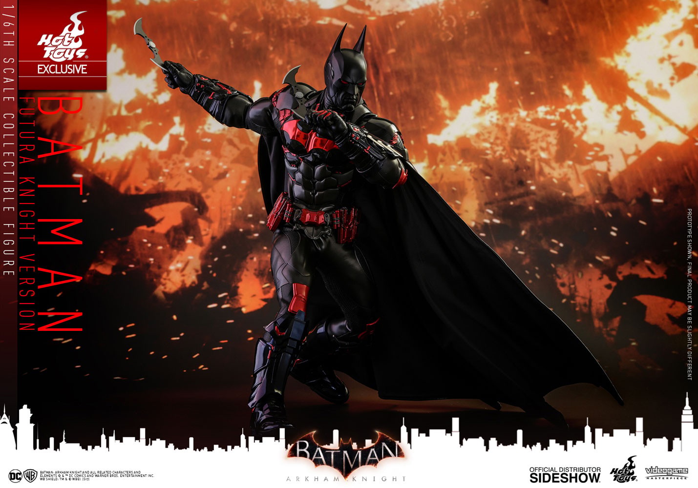 DC Comics Batman Futura Knight Version Sixth Scale Figure  Exclusive Edition (Prototype Shown) View 16