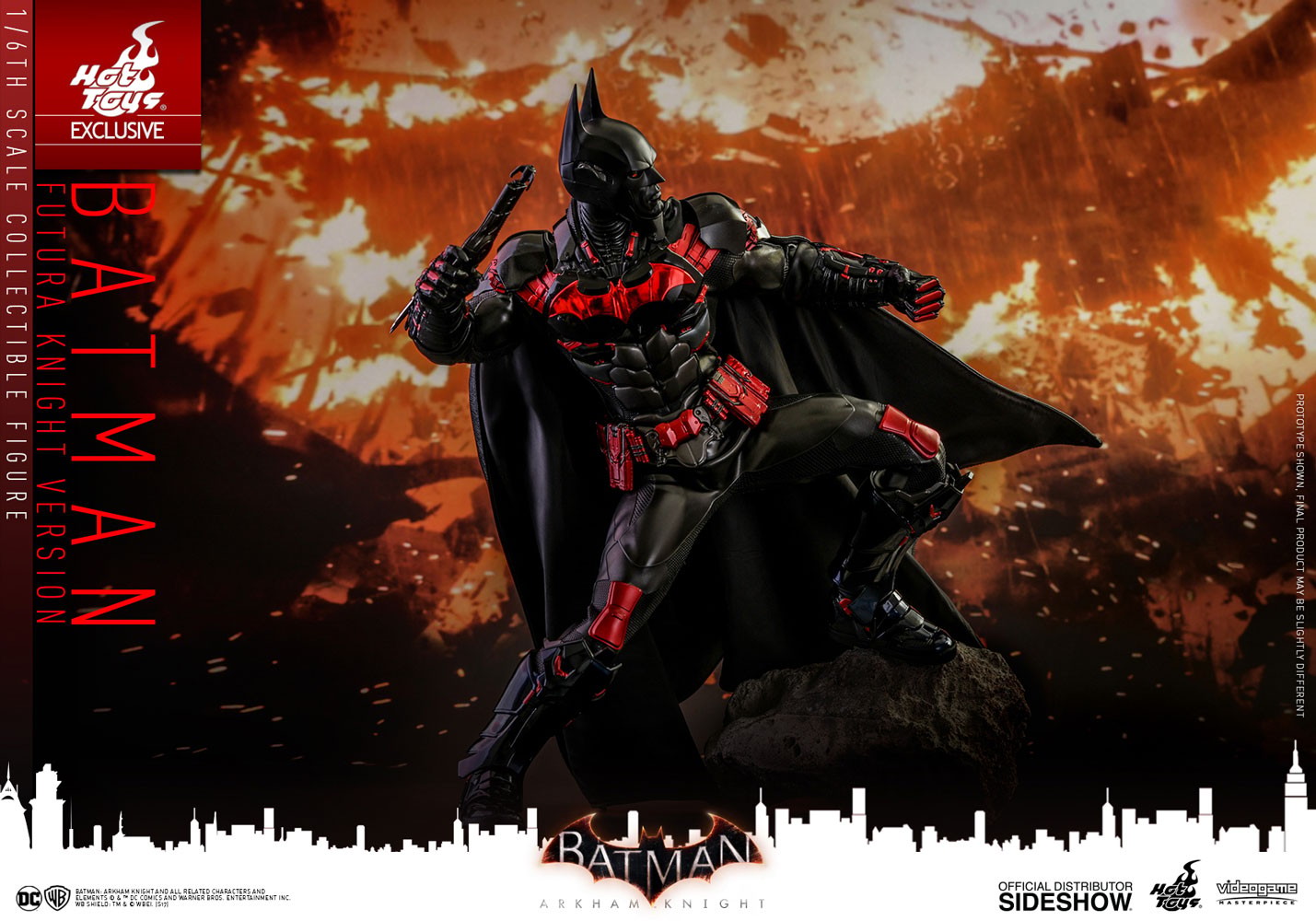 DC Comics Batman Futura Knight Version Sixth Scale Figure  Exclusive Edition (Prototype Shown) View 18