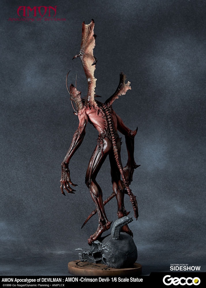 Amon: Apocalypse of Devilman Amon - Crimson Devil Statues  (Prototype Shown) View 4