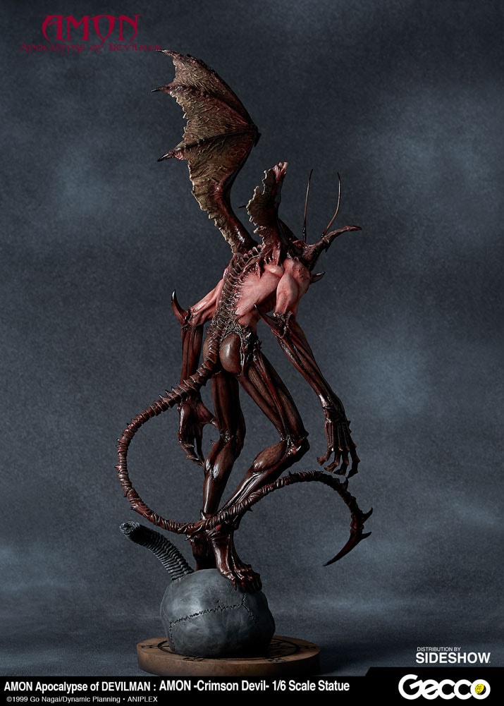 Amon: Apocalypse of Devilman Amon - Crimson Devil Statues  (Prototype Shown) View 6