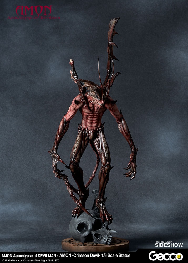 Amon: Apocalypse of Devilman Amon - Crimson Devil Statues  (Prototype Shown) View 8