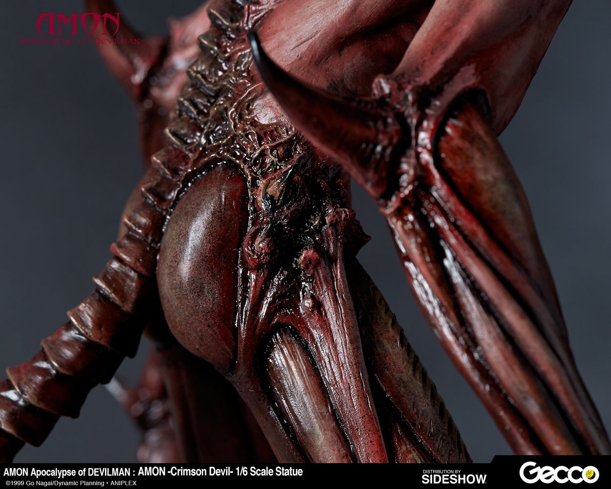 Amon: Apocalypse of Devilman Amon - Crimson Devil Statues  (Prototype Shown) View 17