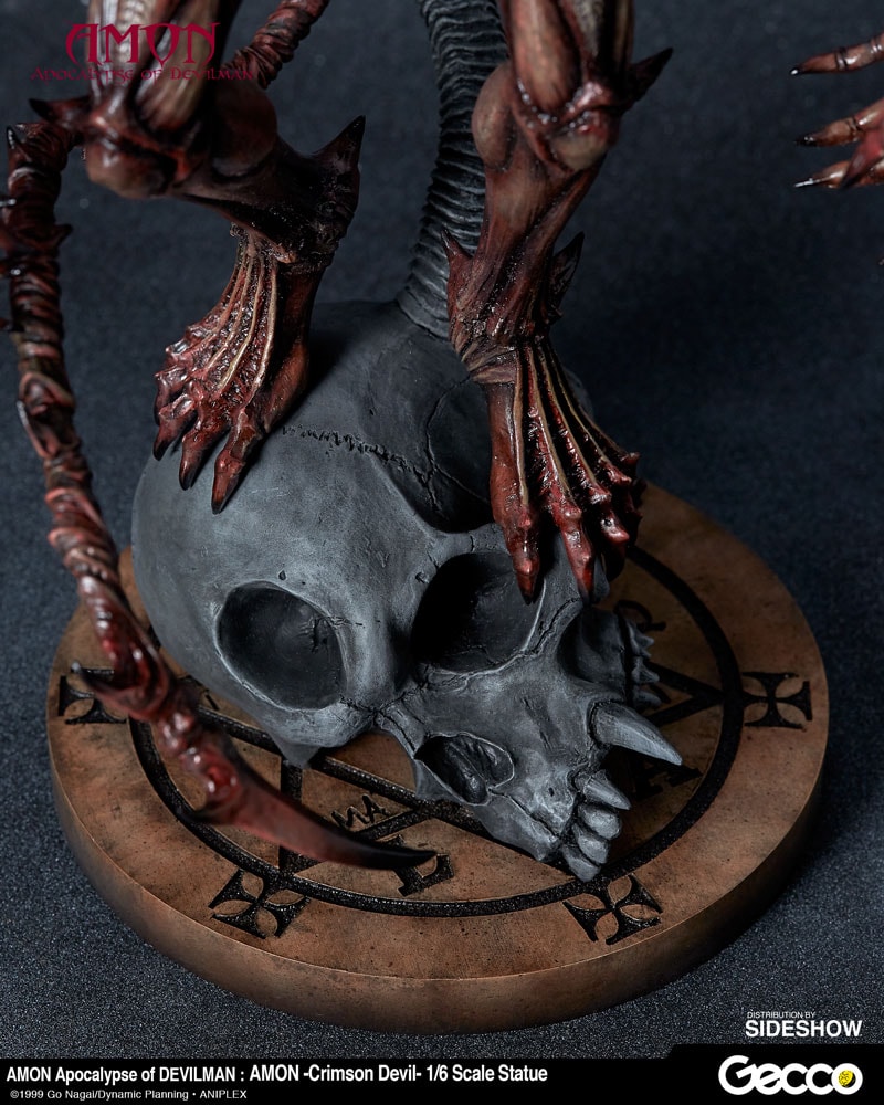 Amon: Apocalypse of Devilman Amon - Crimson Devil Statues  (Prototype Shown) View 18