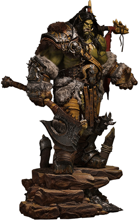 Warcraft Grom Hellscream Statues  (Prototype Shown) View 19