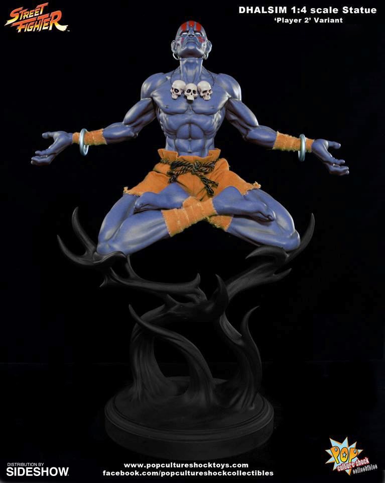 Street Fighter Dhalsim Player 2 Version Statues  Exclusive Edition View 1