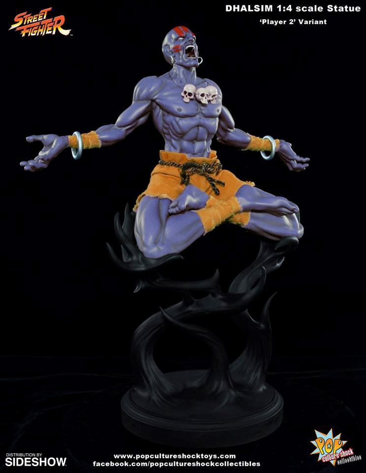 Street Fighter Dhalsim Player 2 Version Statues  Exclusive Edition View 2