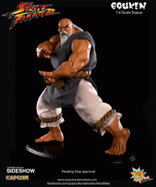 Street Fighter Gouken Statues  (Prototype Shown) View 1