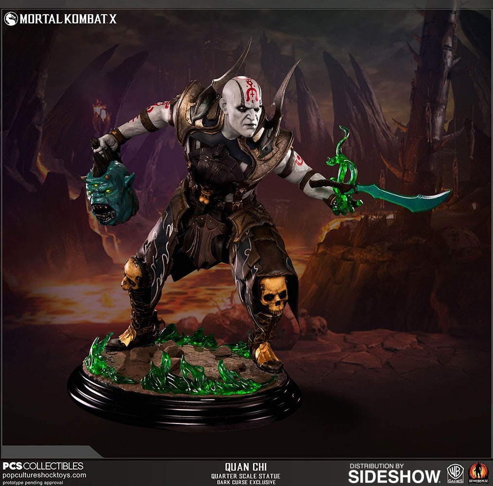 Mortal Kombat Quan Chi Dark Curse Statues  Exclusive Edition (Prototype Shown) View 1