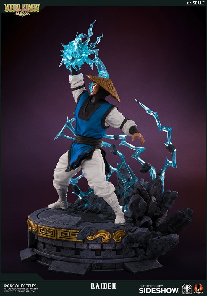 Mortal Kombat Raiden Statues  (Prototype Shown) View 5