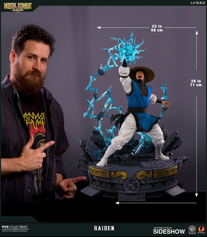 Mortal Kombat Raiden Statues  (Prototype Shown) View 26