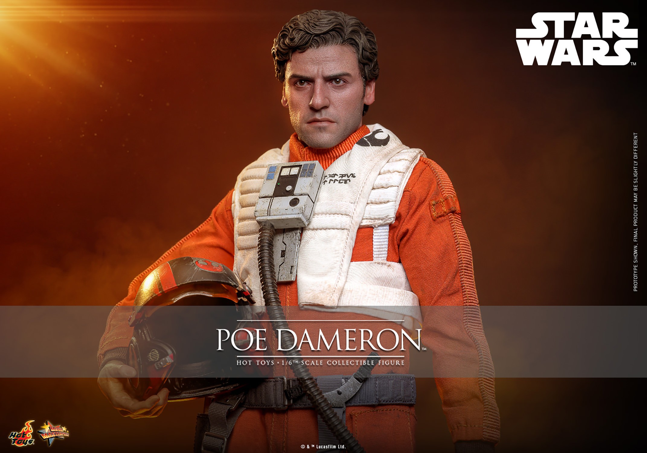 Star Wars Poe Dameron™ Sixth Scale Figure  (Prototype Shown) View 1