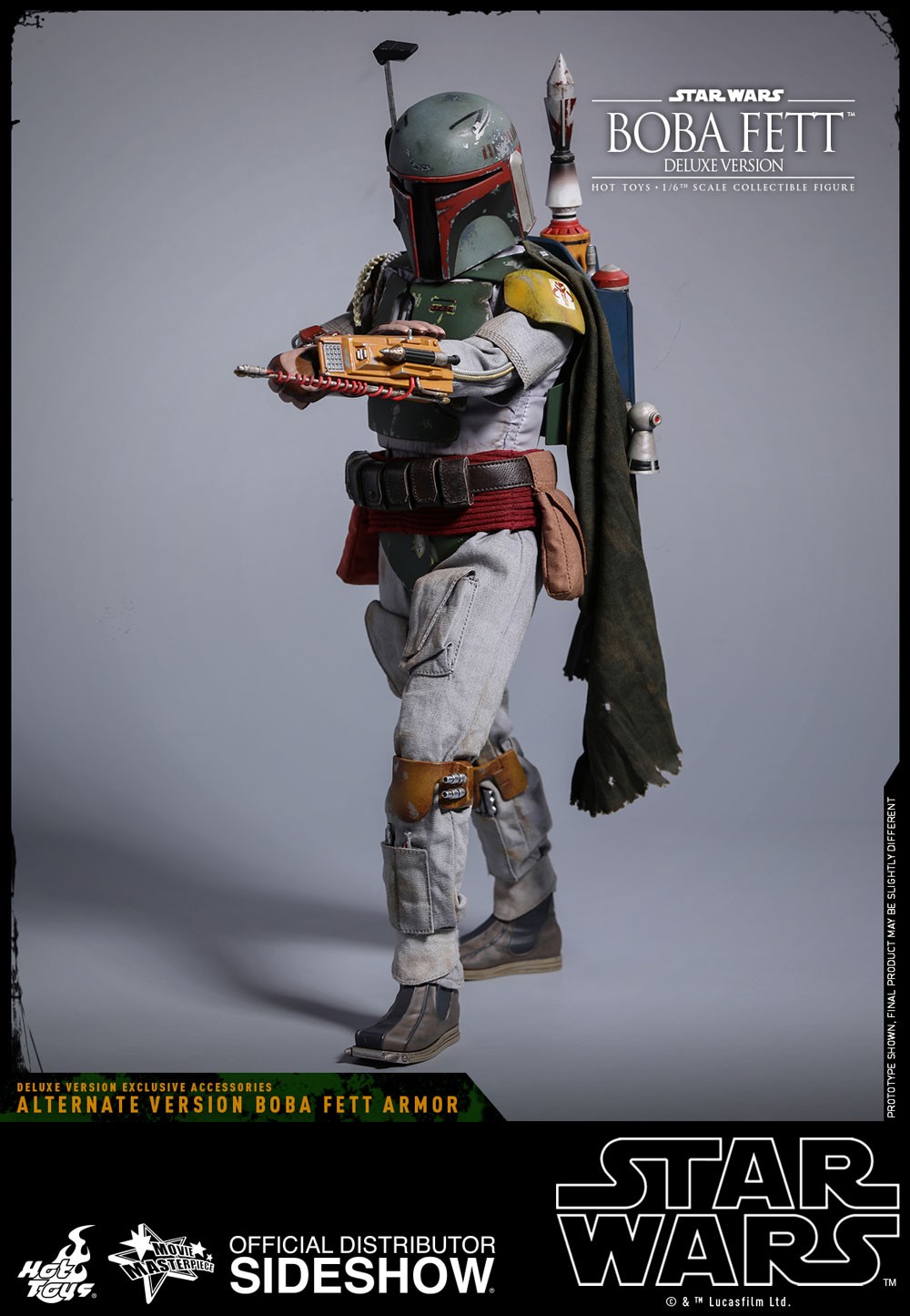 Boba Fett Deluxe Version (Prototype Shown) View 16
